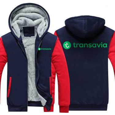 TRANSAVIA AIRLINES JACKETS FLEECE SWEATSHIRT